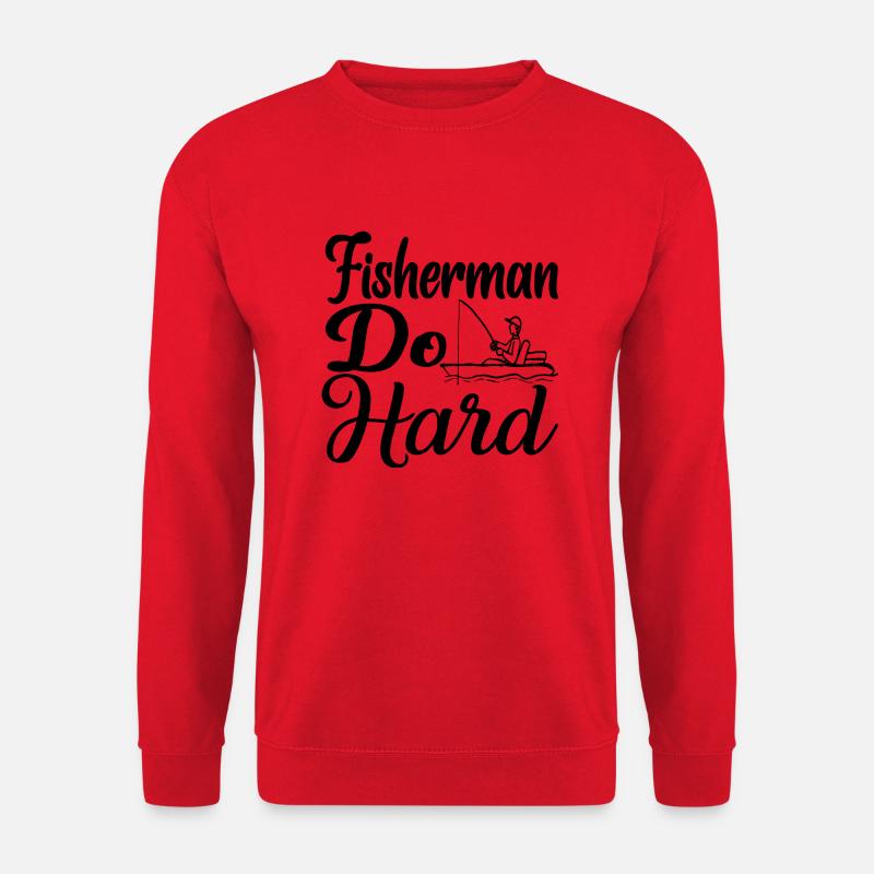 Fisherman do Hard - Unisex Pullover - Rot