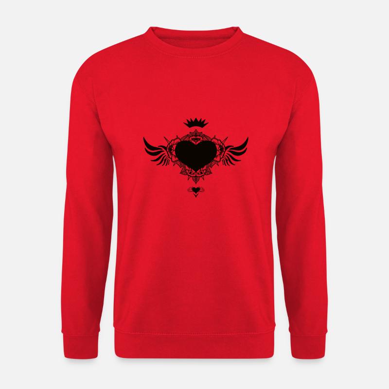 Heart - Unisex Pullover - Rot