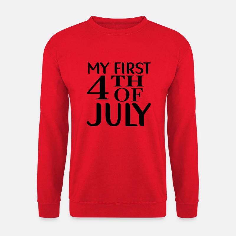 My first 4th of July - Unisex Pullover - Rot