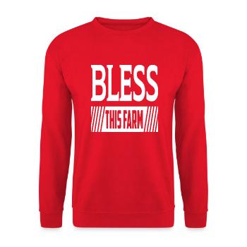 Bénissez cette ferme - Sweat-shirt Unisexe - rouge - Devant - Alina (178cm) & Michal (187cm)