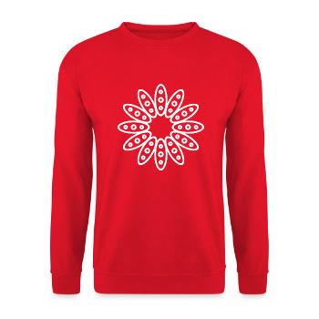 Florist Flower Plant Nature Gardener - Unisex Sweatshirt - red - Front - Alina (178cm) & Michal (187cm)