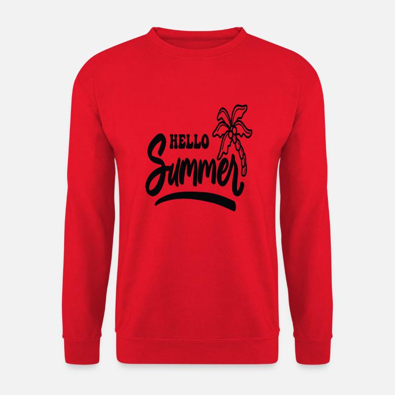 Hello Summer - Unisex Pullover - Rot