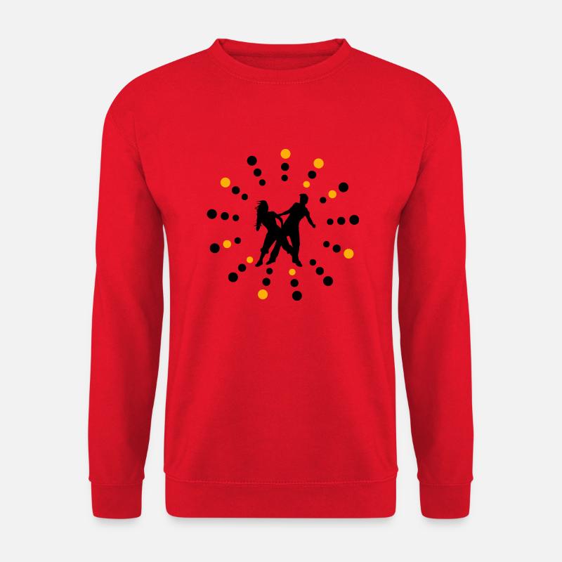 Dancing Dance Music - Unisex Pullover - Rot