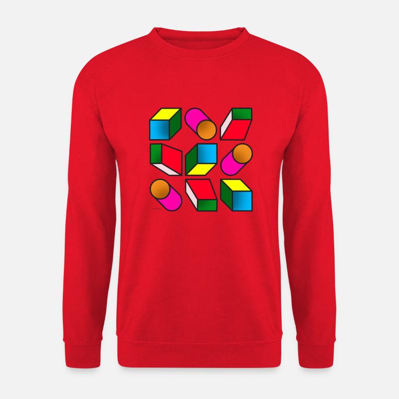 pattern moda 110623 2 - Unisex Sweatshirt - red