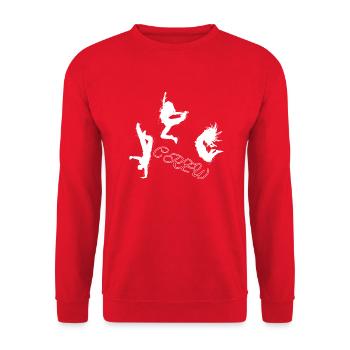 Danse Musique de danse - Sweat-shirt Unisexe - rouge - Devant - Alina (178cm) & Michal (187cm)