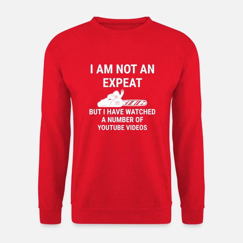 Handwerker Handyman Handwerk Werkzeug Baustelle - Unisex Pullover - Rot