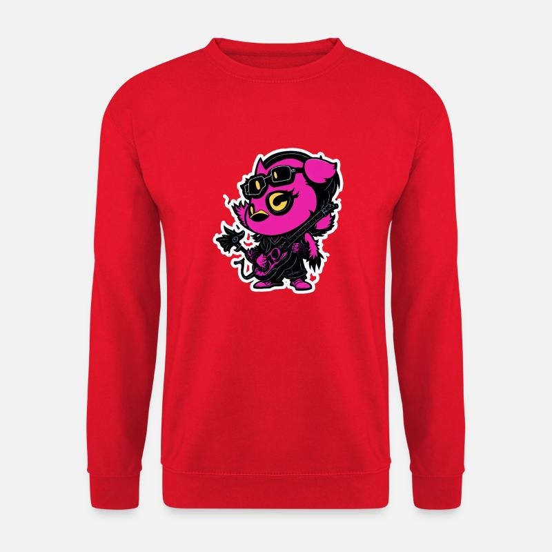 Rock-Ente - Unisex Pullover - Rot