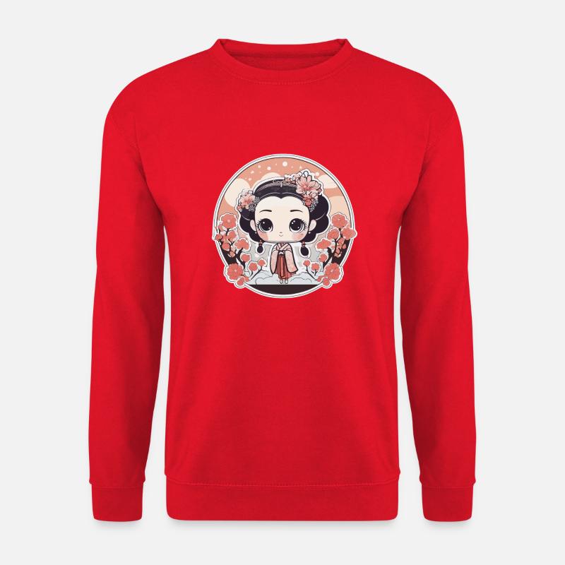 Geisha - Unisex Pullover - Rot