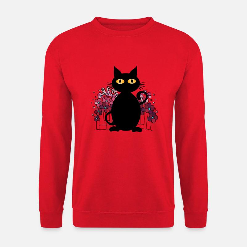Katze - Unisex Pullover - Rot