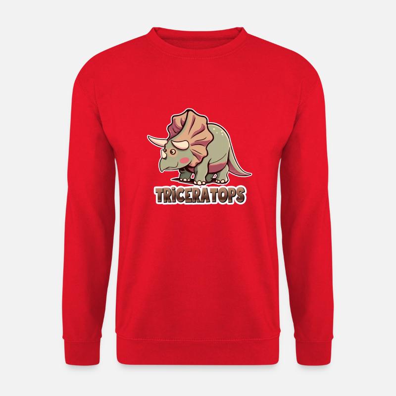 Triceratops - Unisex Pullover - Rot