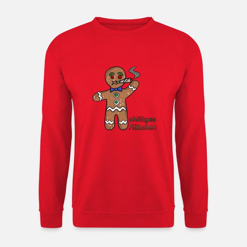 chilliges Plätzchen - Unisex Pullover - Rot