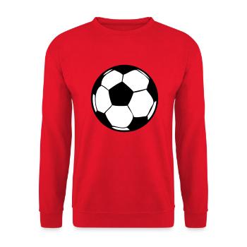 Soccer Soccer Football Sport 2510 - Unisex Sweatshirt - red - Front - Alina (178cm) & Michal (187cm)
