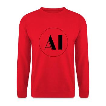 Affinity Inspiration - Unisex Sweatshirt - red - Front - Alina (178cm) & Michal (187cm)