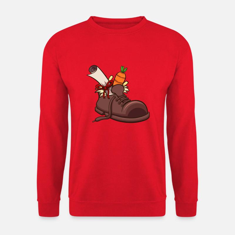 Schuh-Einstellung - Unisex Pullover - Rot
