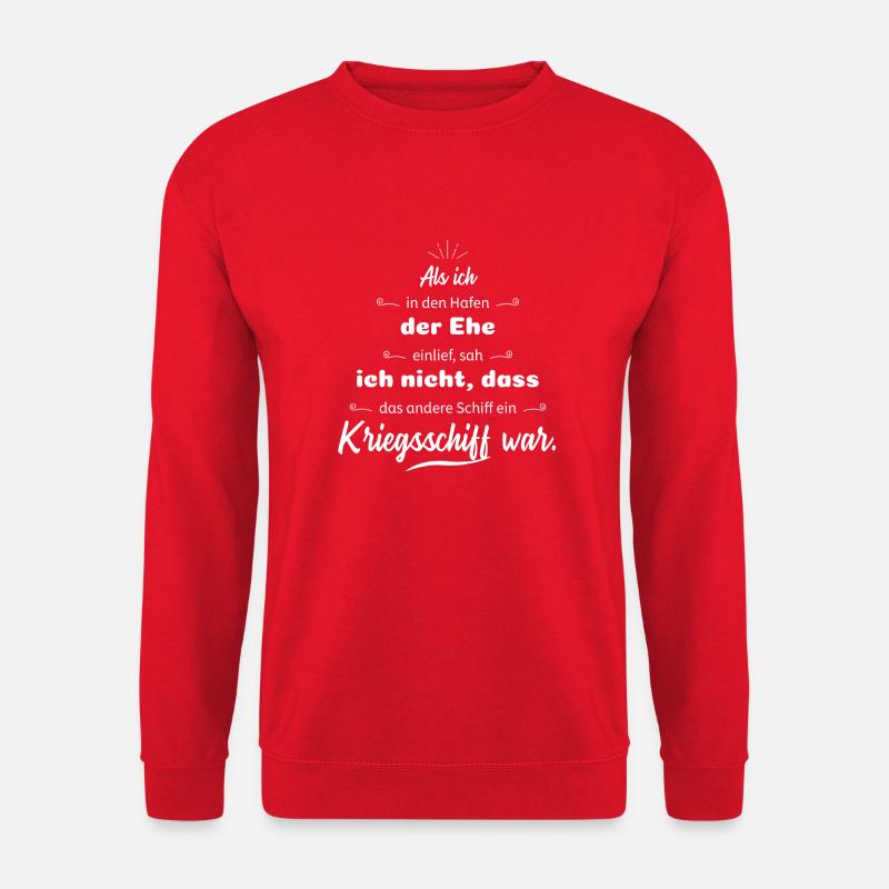 Scheidung Krieg - Unisex Pullover - Rot