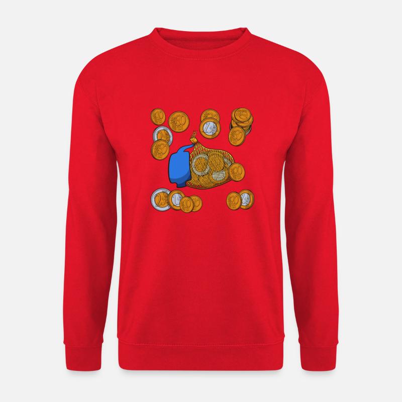 Saint Nicholas Chocolate Coins - Unisex Sweatshirt - red
