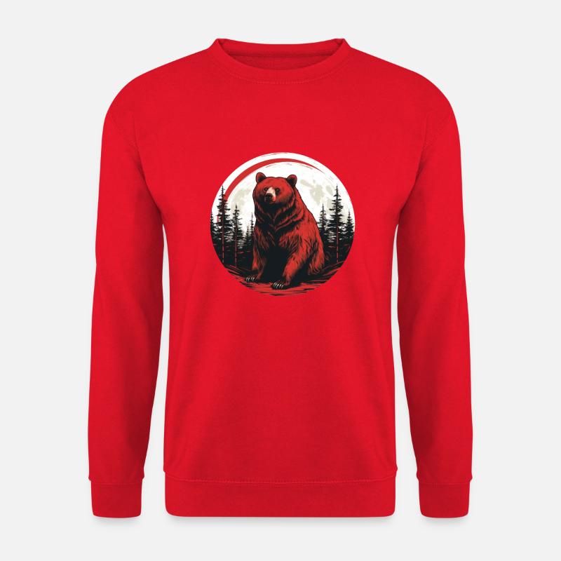 Red bear - Unisex Sweatshirt - red