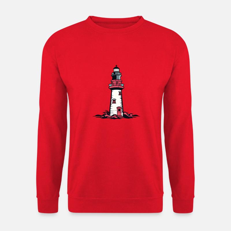 Kleiner Leuchtturm - Unisex Pullover - Rot