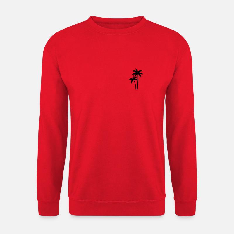 Palm tree - Unisex Sweatshirt - red
