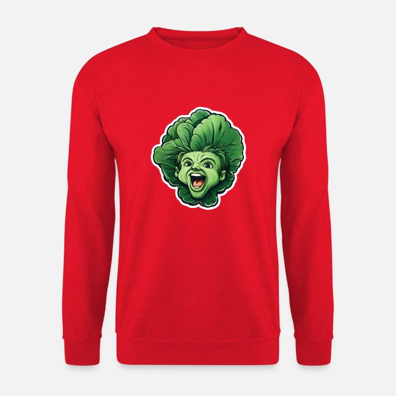 Spinatkopf - Unisex Pullover - Rot