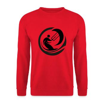 Kitesurfer - Unisex Pullover - Rot - Vorne - Alina (178cm) & Michal (187cm)