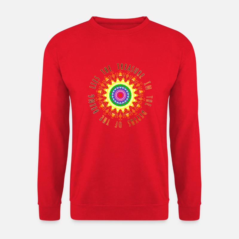 Der Schatz mit Phrase - Unisex Pullover - Rot