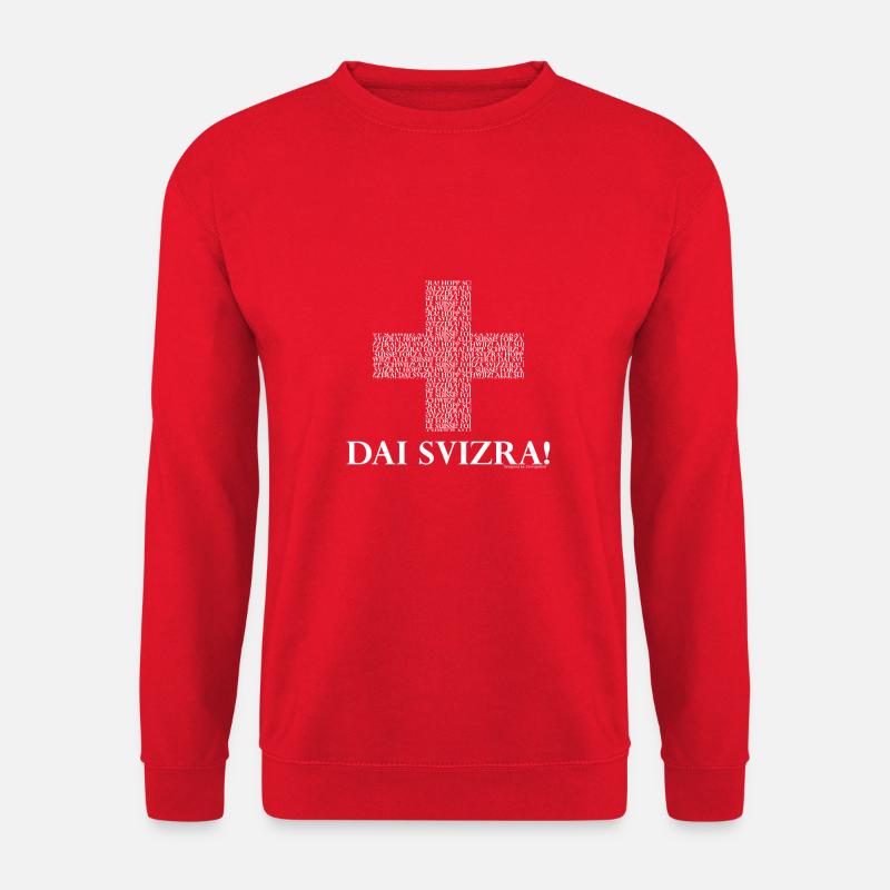 Dai Svizra! - Unisex Pullover - Rot
