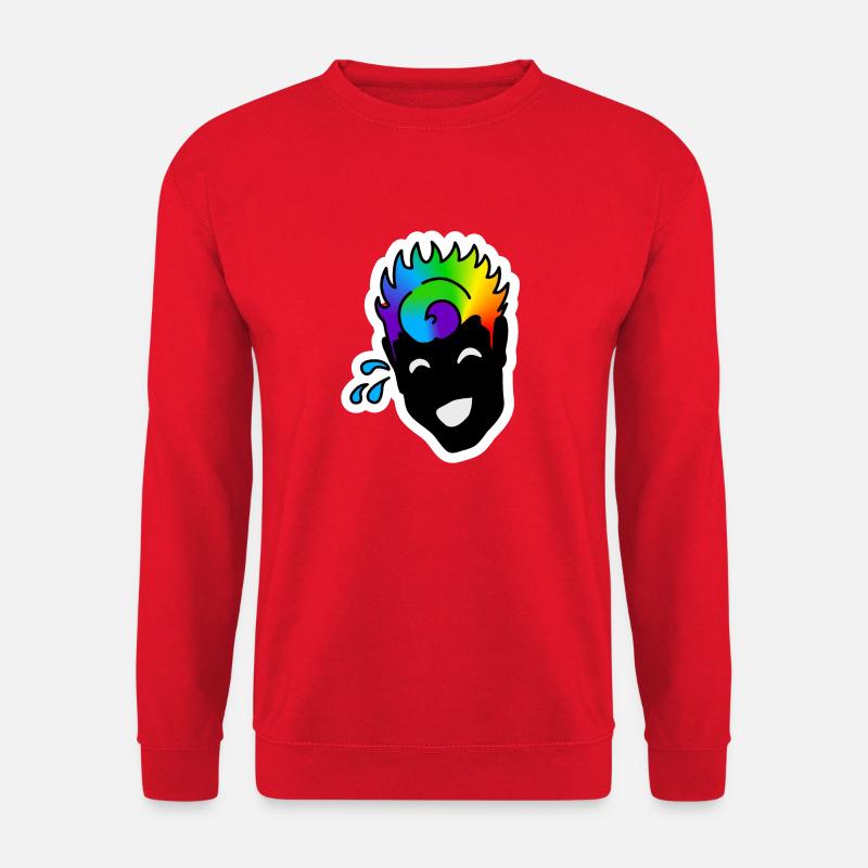 Laughing mao : Sticky Queer Pride - Unisex Pullover - Rot