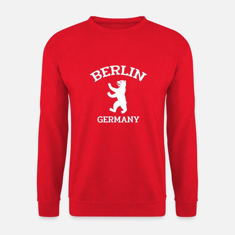 Berlin - Germany - Berliner Bär - Unisex Pullover - Rot
