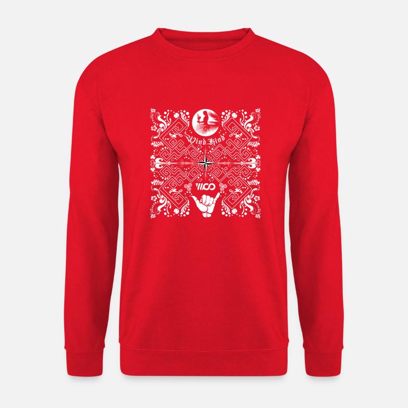 Surfen Windkind - Unisex Pullover - Rot