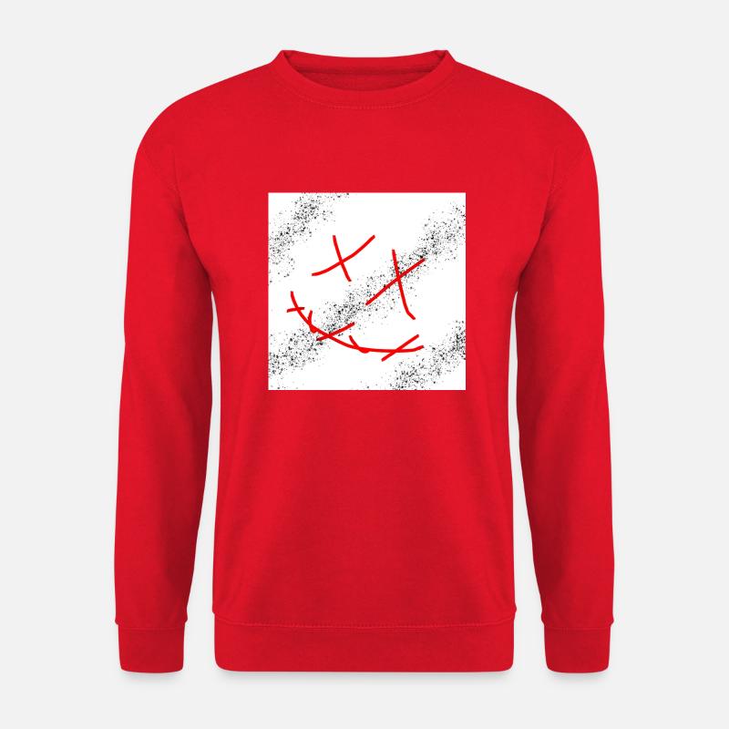 Deathly smile - Unisex Pullover - Rot