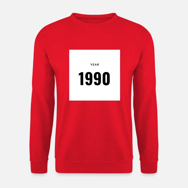 Year 1990 - Unisex Pullover - Rot