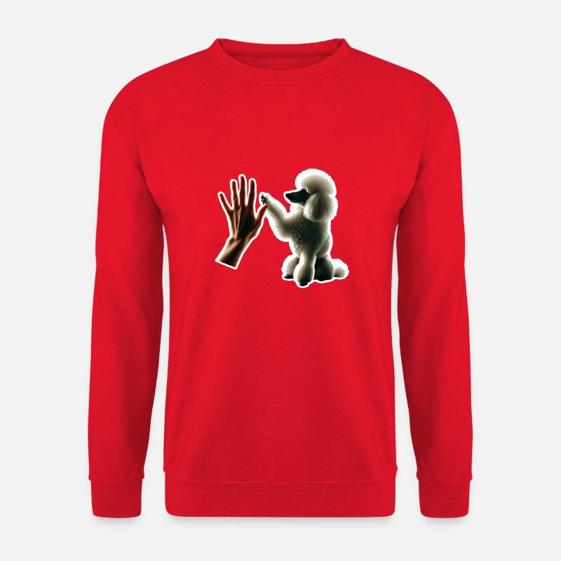 Pudelfreund - Unisex Pullover - Rot