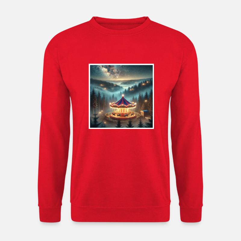 Gedankenkarussell - Unisex Pullover - Rot