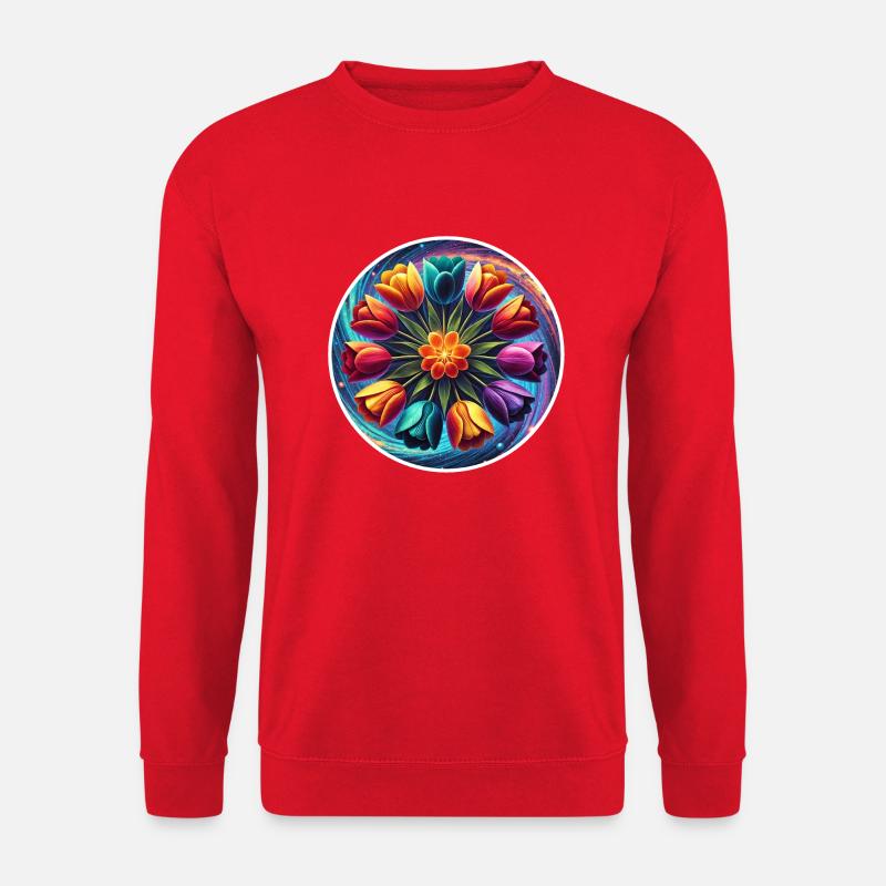 Tulpenkranz - Unisex Pullover - Rot