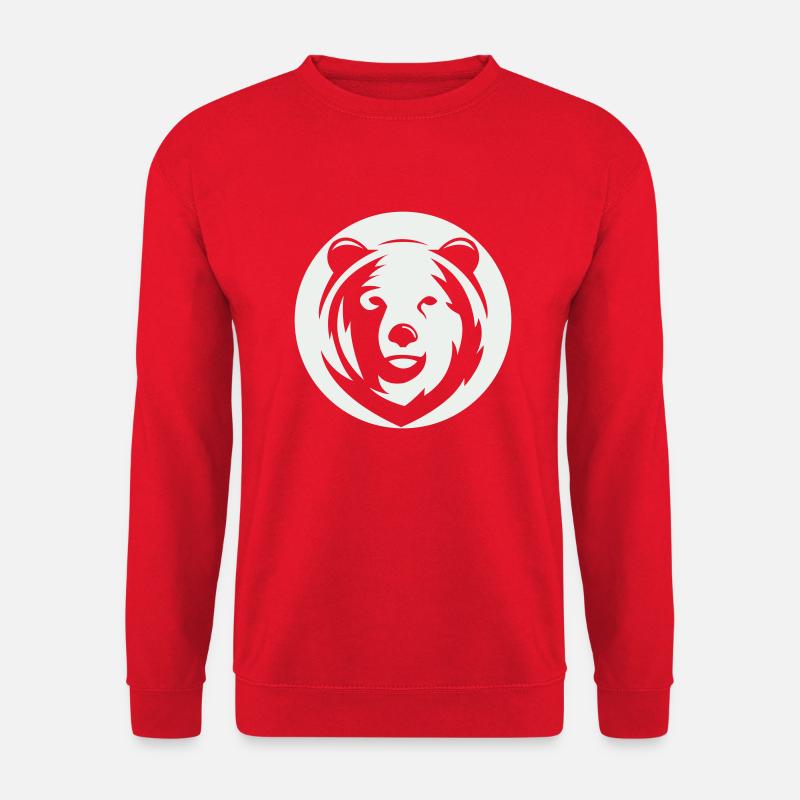 bär - Unisex Pullover - Rot