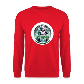 ADNP syndrome - Unisex Sweatshirt - red - Front - Alina (178cm) & Michal (187cm)