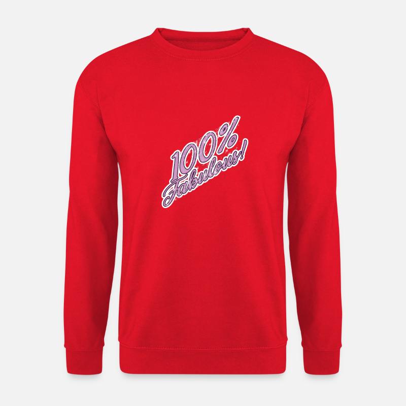 100% fabelhaft - Unisex Pullover - Rot