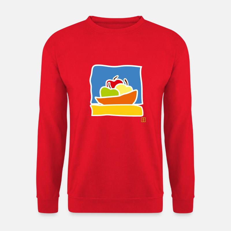 Apfel - Unisex Pullover - Rot