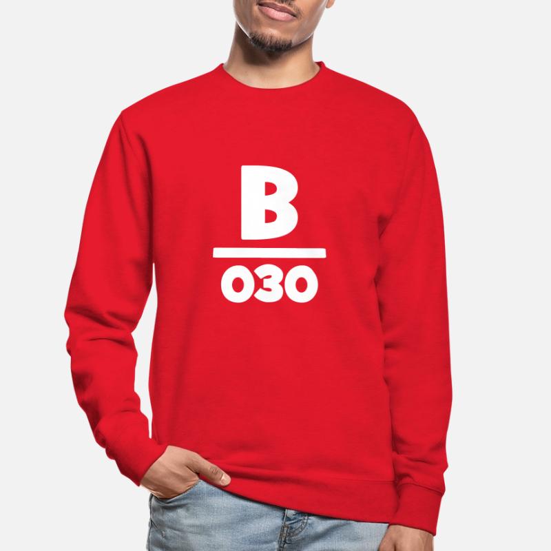 030 - Null Drei Null - Berlin - Area Code - Phone Unisex Sweatshirt