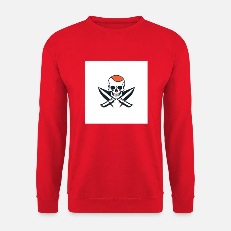 Messer Stecher - Unisex Pullover - Rot