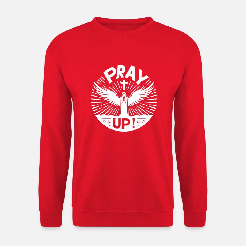Pray Up - Unisex Sweatshirt - red