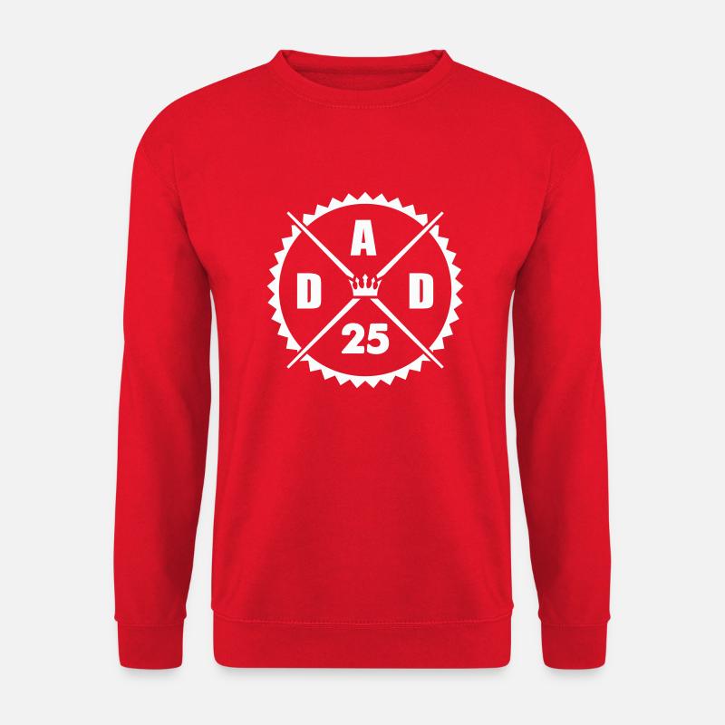 Dad 25 - Unisex Sweatshirt - red
