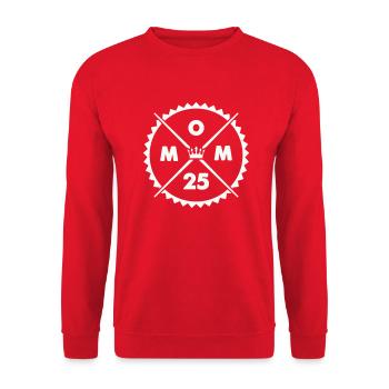 Mom 25 - Unisex Sweatshirt - red - Front - Alina (178cm) & Michal (187cm)