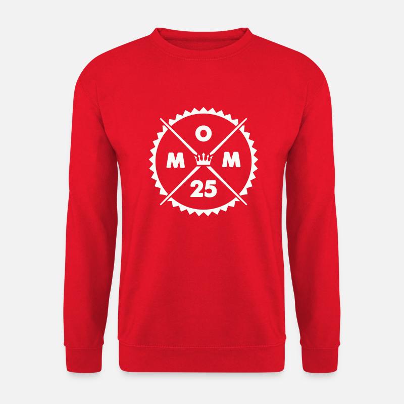 Mom 25 - Unisex Pullover - Rot