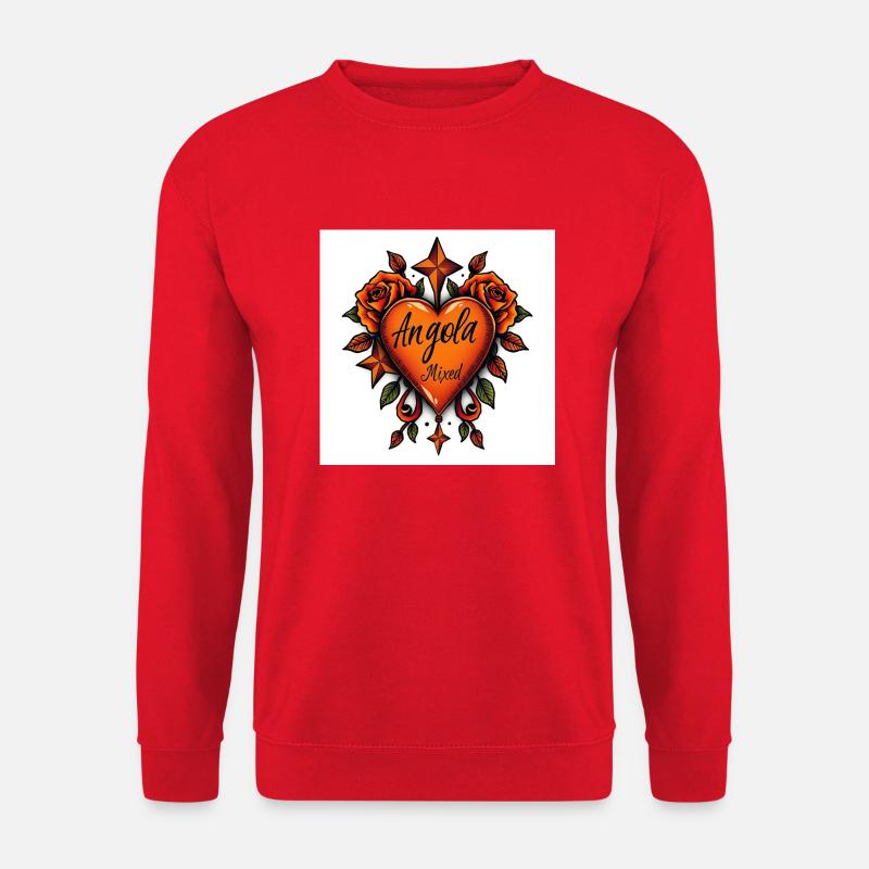 ANGOLA TRIBUTE - Unisex Pullover - Rot