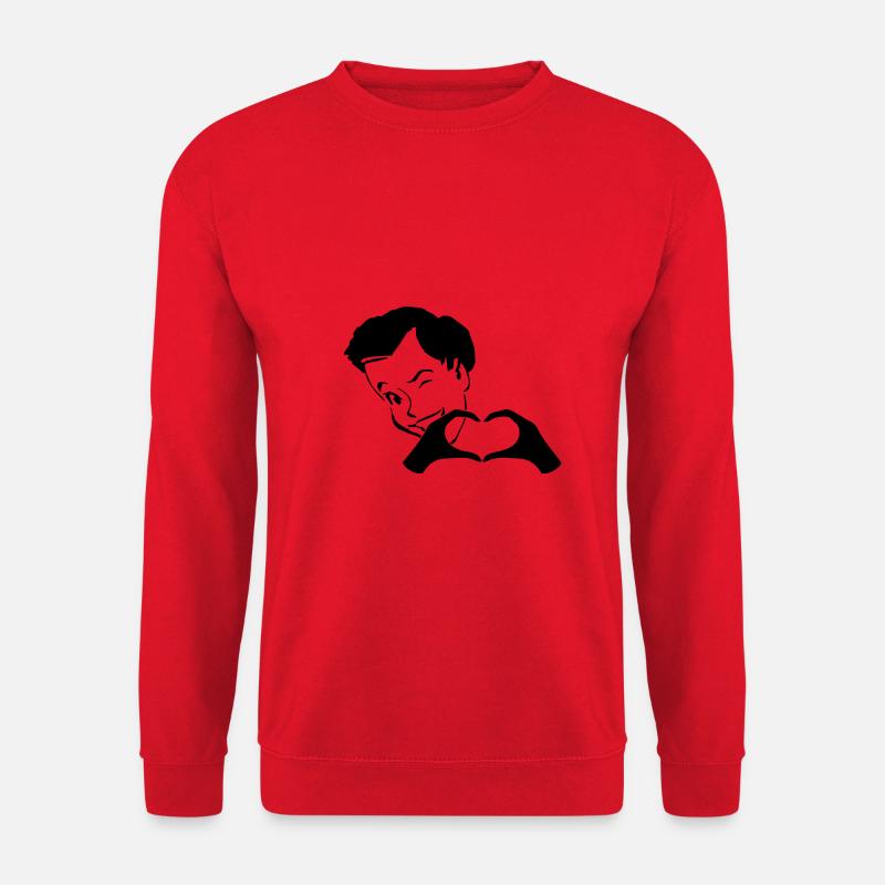 Handherz Woman - Unisex Pullover - Rot