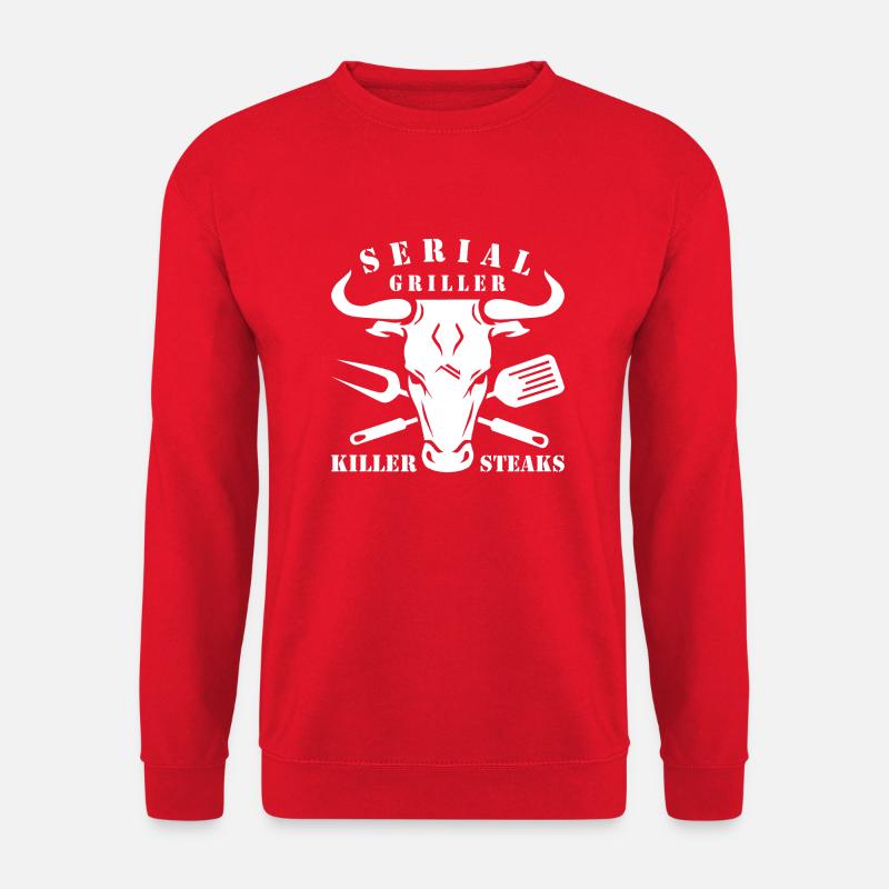 SERIEN-GRILLER - Unisex Pullover - Rot