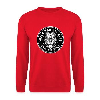 mma combats - Sweat-shirt Unisexe - rouge - Devant - Alina (178cm) & Michal (187cm)