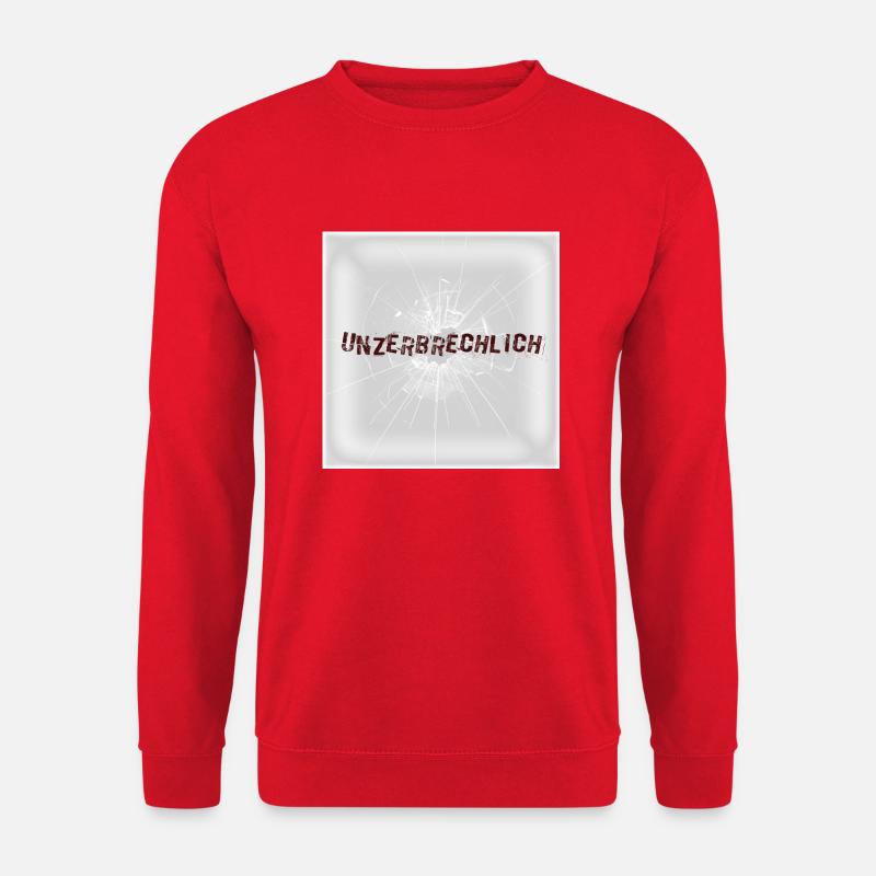Unzerbrechlich - Unisex Pullover - Rot